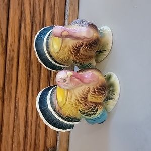 Vintage Thanksgiving Turkey Candle holders Ardco fine quality dallas
